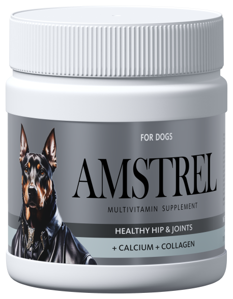 Amstrel мультивитаминное лакомство для собак &quot;Здоровые суставы и сухожилия&quot; с кальцием и коллагеном - 600 таблеток