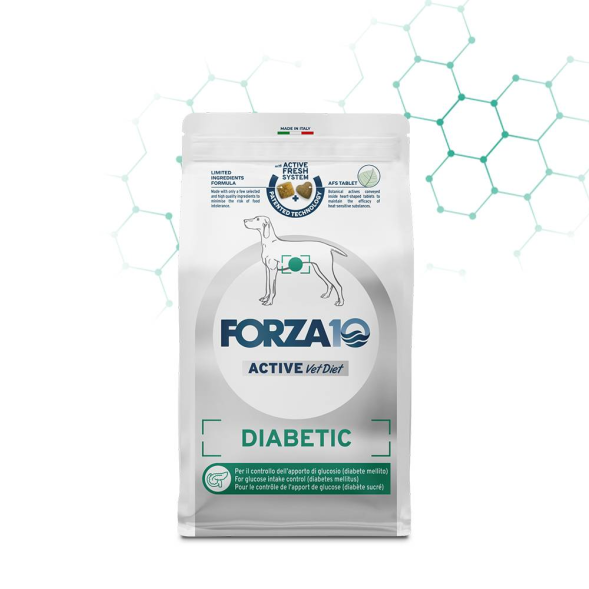 Forza10 Active Vet Diet Diabetic сухой корм для собак всех пород с диабетом - 10 кг