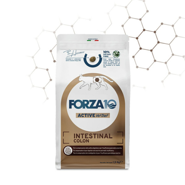 Forza10 Active Vet Diet Intestinal Colon Cat сухой корм для кошек при хронических колитах - 1,5 кг