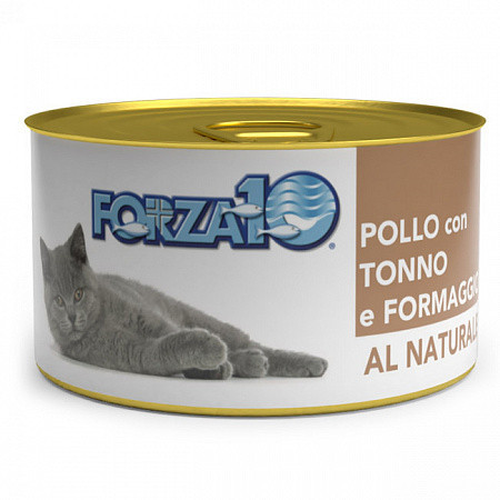 Forza10 Natural Tonno Pollo Gamberetti влажный корм для взрослых кошек с тунцом, курицей и креветками - 75 г