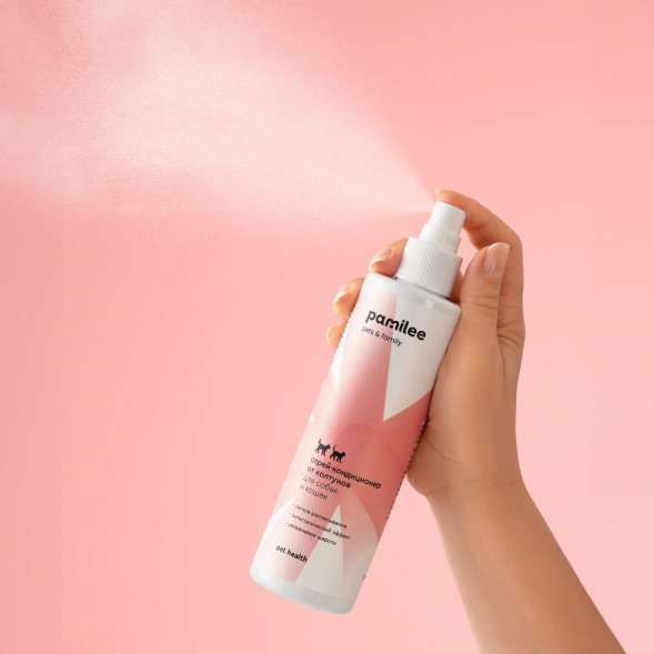 Pamilee спрей-кондиционер домашний от колтунов для собак и кошек - 250 мл