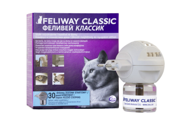 Feliway Classic диффузор + флакон для коррекции поведения кошек - 48 мл