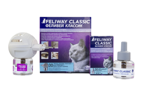 Feliway Classic диффузор + флакон для коррекции поведения кошек - 48 мл