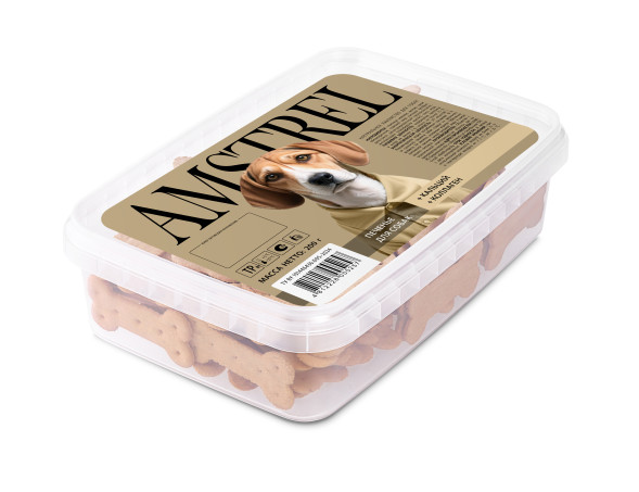 Amstrel печенье для собак с кальцием и коллагеном - 200 г