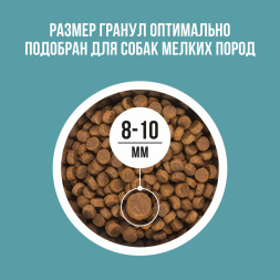 BOWL WOW сухой корм для взрослых собак мелких пород с индейкой, рисом и розмарином - 2 кг