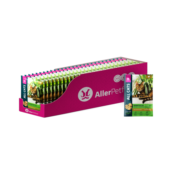 All Cats Sensitive влажный корм для взрослых кошек при чувствительном пищеварении с курицей в соусе, в паучах - 85 г