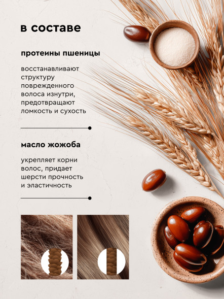 Pamilee paWool Shampoo N шампунь питательный для шерсти собак - 1 л