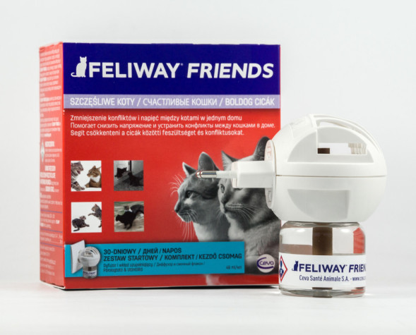Feliway Friends диффузор + флакон для коррекции поведения кошек - 48 мл + диффузор
