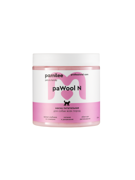 Pamilee paWool Mask N маска питательная для шерсти собак - 500 мл