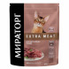 Мираторг Extra Meat сухой корм для взрослых домашних кошек с говядиной Black Angus - 800 г