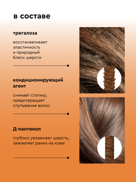 Pamilee paWool Shampoo M шампунь увлажняющий для шерсти собак - 1 л