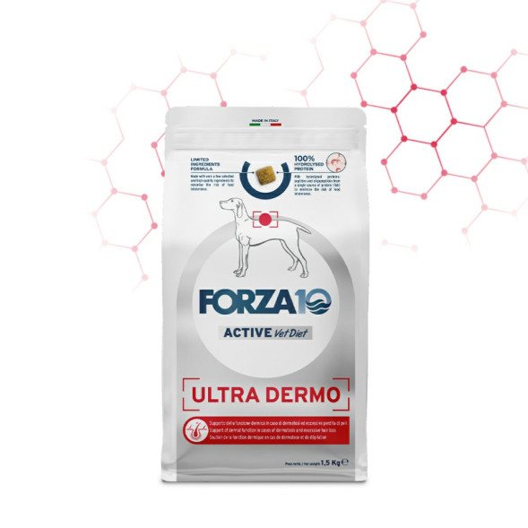 Forza10 Active Vet Diet Ultra Dermo сухой корм для собак всех пород с патологиями кожного покрова - 1,5 кг
