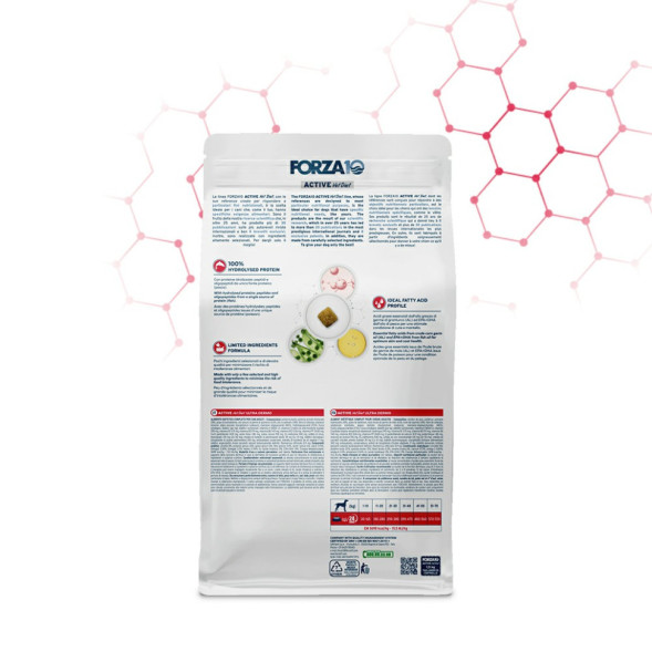 Forza10 Active Vet Diet Ultra Dermo сухой корм для собак всех пород с патологиями кожного покрова - 1,5 кг