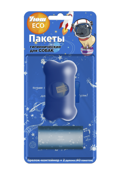 Уют ECO контейнер и пакеты для выгула - 40 шт