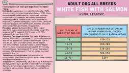 Zillii Adult Dog сухой корм для взрослых собак с белой рыбой и лососем - 15 кг