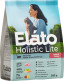 Elato Holistic Lite полнорационный сухой корм для кастрированных котов и стерилизованных кошек, с ягненком и индейкой - 300 г