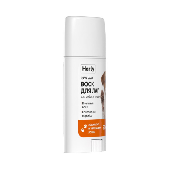 Harly Paw Wax воск для лап кошек и собак всех пород с 6 месяцев - 50 мл
